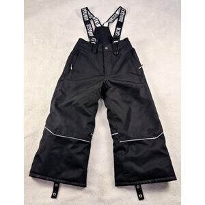 Monster Snow Pants Black Kid's 5 Snowboarding Ski Tubing Removable Suspenders